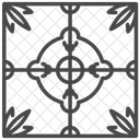 Ceramic Tiles Ornament Icon
