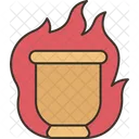 Ceramic Burning Firing Icon
