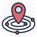Cerca Cerca Pin Icono