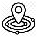 Cerca Cerca Pin Icono