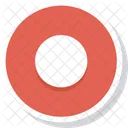 Cercle Point Enregistrement Icon