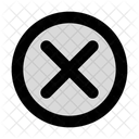 Cercle Croise Icône