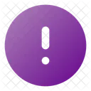 Cercle d'alerte  Icône