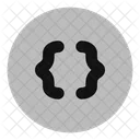 Rd Brecket Circle Icon