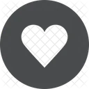 Amour Symbole Damour Coeur Abattage Icône