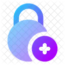 Cercle-lock-add-  Icône