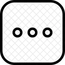 Rond Cercle Grille Icône