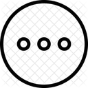 Rond Cercle Grille Icône