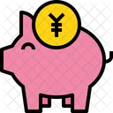 Cerdito Banco Finanzas Icono