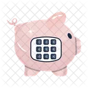 Cerdito digital  Icono