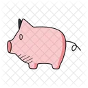 Cerdo Animal Cerdito Icono