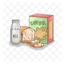 Cereal Cereal Box Food Icon
