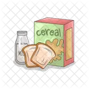 Cereal Milk Breakfast Icon
