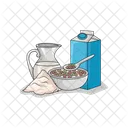 Cereal Milk Food Icon