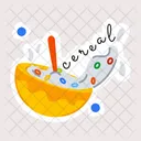 Cereal Bowl Breakfast Bowl Cereal Breakfast Icône