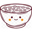 Cereal kawaii  Icono