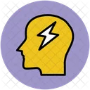 Cerebro Flash Signo Icono