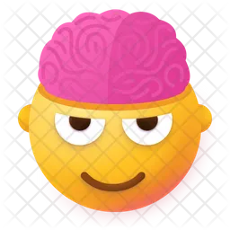 Cerebro Emoji Icono