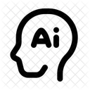 Cerebro De IA Inteligencia Artificial Red Neuronal Icon