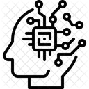 Ai Cerebro Ai Mente Inteligencia Artificial Icon