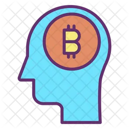 Cérebro bitcoin  Ícone