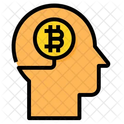 Cérebro bitcoin  Ícone