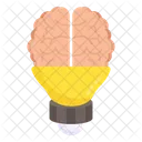 Cerebro Creativo Mente Creativa Cerebro Innovador Icono
