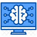 Cerebro de IA en línea  Icono
