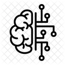 Tecnologia Inteligencia Artificial Red Neuronal Icono