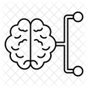 Cerebro de inteligencia artificial  Icon