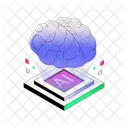 Cerebro De IA Mente De IA Inteligencia Artificial Icono