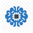 Cerebro CPU Chip Icono