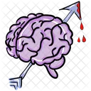 Cerebro Cerebro Lesionado Sistema Neural Ícone