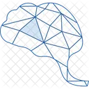 Cerebro Geometrico Poligono Icon