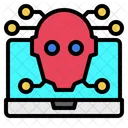 Ai Computadora Robotica Icono