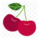Bing Cereja Fresca Fruta Ícone