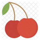 Cereza Fruta Organica Icon