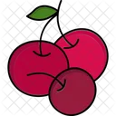 Cereza Comida Fruta Icon