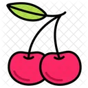 Cereza Fruta Saludable Icon