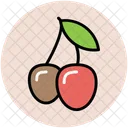 Cerezas Los Alimentos Frutas Icon