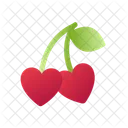 Cerise Nourriture Fruits Icon