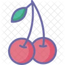 Cerise Nourriture Fruits Icon