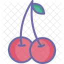 Cerise Nourriture Fruits Icon
