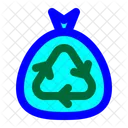 Cero Residuos Reducir Residuos Reciclar Icono