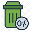Cero Residuos Sin Desperdicios Basura Icono