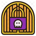 Cerradura Puerta Halloween Icono