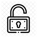 Abrir Cerradura Desbloquear Candado Icono