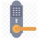 Puerta Cerrada Cerradura Inteligente Icono