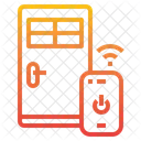 Smartphone Puerta Seguridad Icon