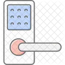 Cerradura De Puerta Inteligente Sin Llave Icono
